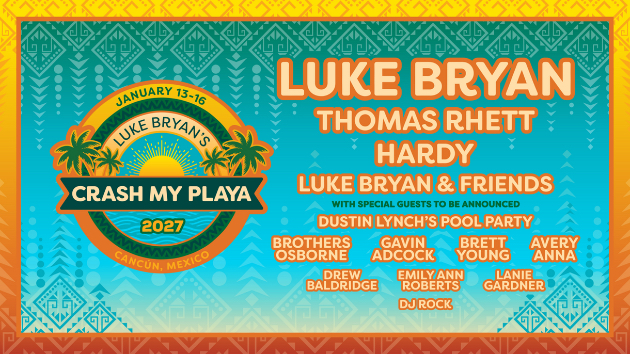 Thomas Rhett and HARDY will help Luke Bryan Crash My Playa in 2027